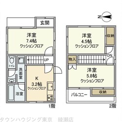 江北戸建の物件間取画像